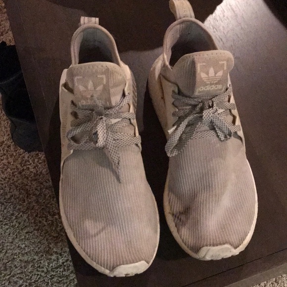 ADIDAS NMD XR1 PRIMEKNIT “TRIPLE WHITE” - Picture 2 of 5